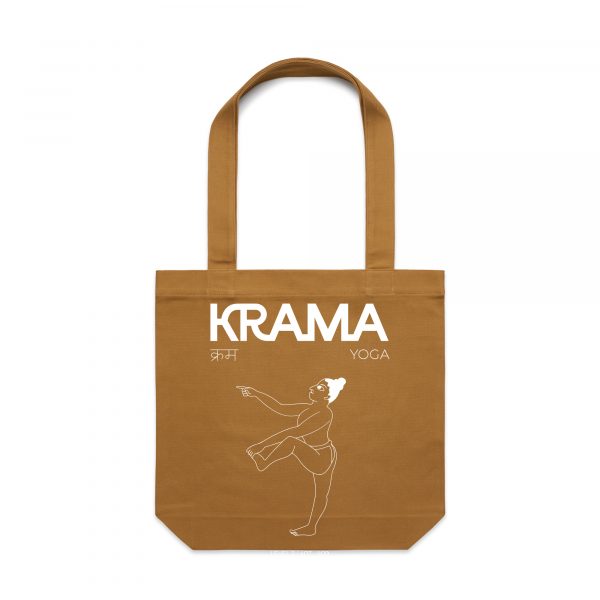 Krama Yoga Tote Bag — Brown